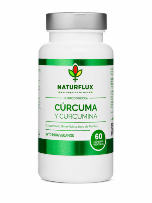CÚRCUMA 95% de Curcumina con Pimienta Negra y Jengibre. 60 cápsulas