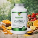 VITAMPLUS C - Vitamina C con complejo vegetal digestivo y antioxidante - 120 cápsulas