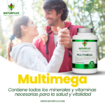 Multivitamínico MULTI MEGA mas de 40 Vitaminas y Minerales en una sola cápsula.