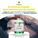 BODYCALM. Relajante natural que ayuda a reducir el estrés y la ansiedad. Para un descanso reparador y profundo. 120 cápsulas