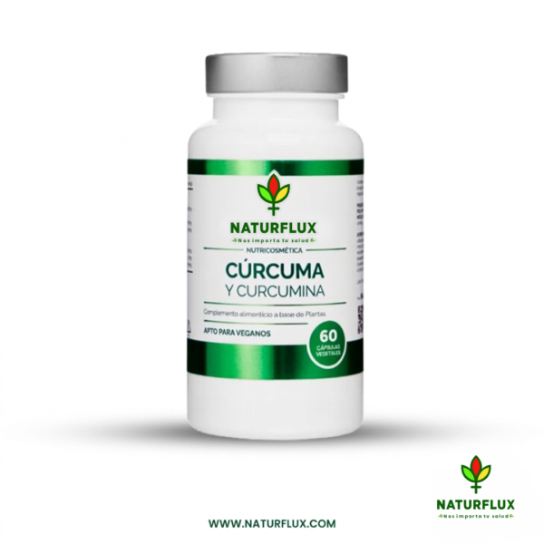 CÚRCUMA 95% de Curcumina con Pimienta Negra y Jengibre. 60 cápsulas