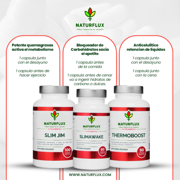 PACK PÉRDIDA DE PESO: Thermoboost, Slim Jim y Slimawake