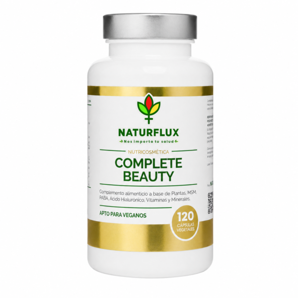 COMPLETE BEAUTY Puede Fortalecer Cabello Piel y Uñas, Prevenir la Caída del Pelo y darle Fuerza y Brillo. 120 Cápsulas