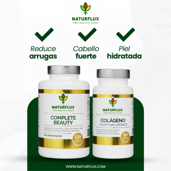 PACK RADIANTE. Cuidado Integral para Piel, Cabello y Uñas