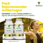 PACK REJUVENECEDOR ANTIARRUGAS. Prettify y Colágeno con Ácido Hialurónico + Vit. C