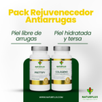 PACK REJUVENECEDOR ANTIARRUGAS. Prettify y Colágeno con Ácido Hialurónico + Vit. C