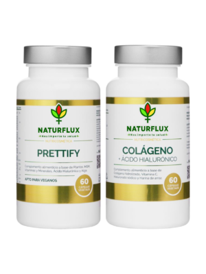 PACK REJUVENECEDOR ANTIARRUGAS. Prettify y Colágeno con Ácido Hialurónico + Vit. C