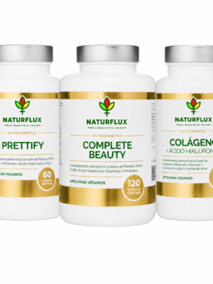 PACK BELLEZA: Complete Beauty, Prettify y Colágeno con Ácido Hialuronico + Vit. C.